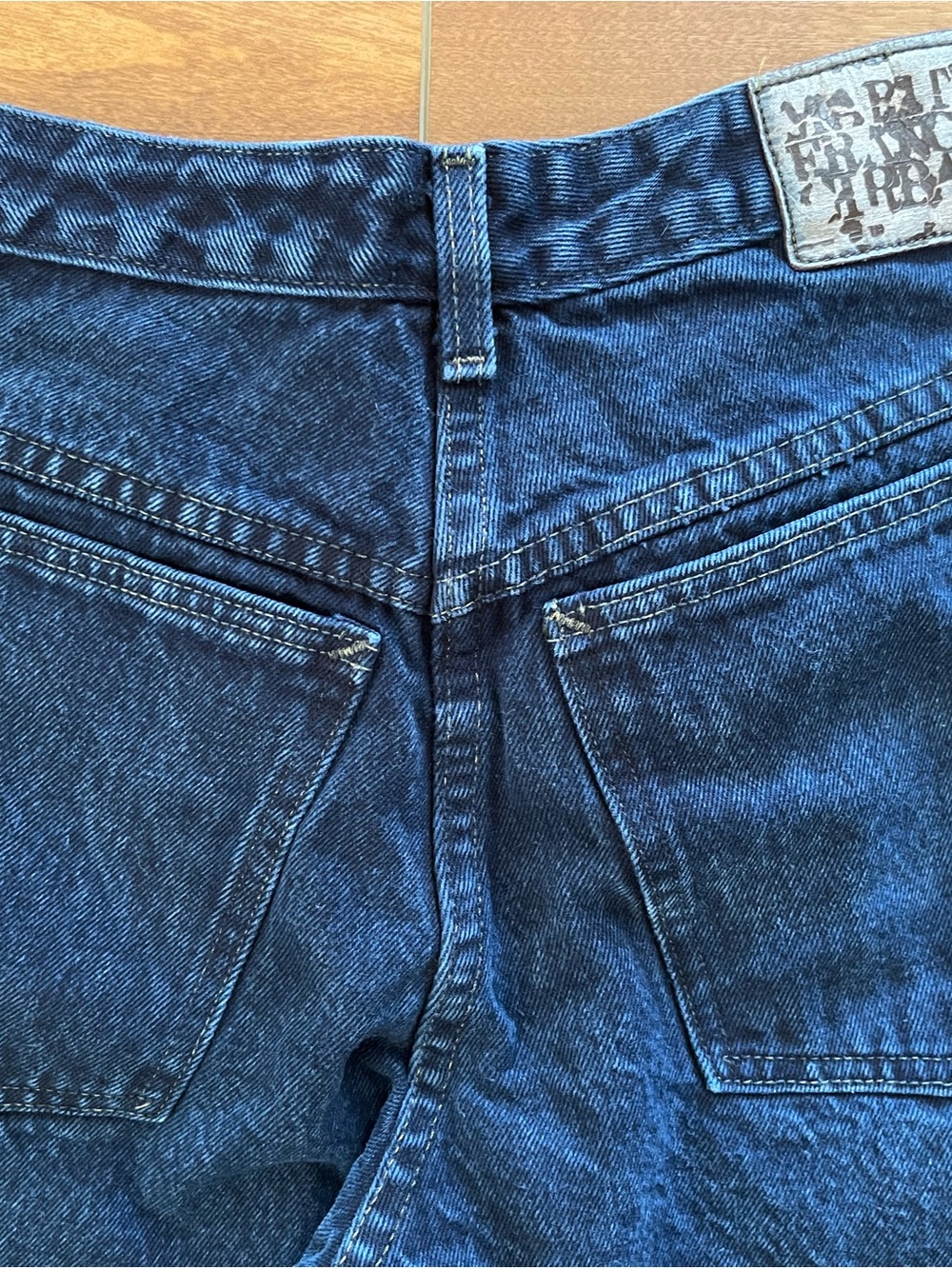 Vintage 90s Marithe Francois Girbaud Women's Jeans in Dark Blue - Picture 7 of 11